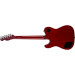 Achterkant van de FENDER TELECASTER THINLINE JA-90 JIM ADKINS CRT - GITAAR ELEKTRISCH CRIMSON RED TRANSPARENT LAUREL FB