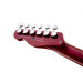 Headstock achterkant van de FENDER TELECASTER THINLINE JA-90 JIM ADKINS CRT - GITAAR ELEKTRISCH CRIMSON RED TRANSPARENT LAUREL FB