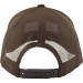 Achterkant van de FENDER STRETCH CAP TWEED HAT + LOGO - PET BRUIN / BEIGE ONE SIZE FITS MOST