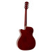 Achterkant van de RICHWOOD RA-12-CERS - GITAAR WESTERN AUDITORIUM ROOD SUNBURST + EQ CA