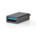 Usb A aanzicht van de NEDIS CCGB64915BK - ADAPTER USB C - USB A FEMALE GEN 3.2