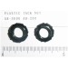 Afmetingen ROLAND JACK NUT #704 PLASTIC BLACK - KUNSTSTOF MOER KLEIN VOOR OUDE MODELLEN