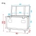 Afmetingen van de SHOWGEAR CABLE BRIDGE CASE