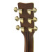 Achterkant headstock van de YAMAHA LS6M ARE NT SOLID SPRUCE TOP NATURAL - GITAAR WESTERN CONCERT MAHONIE ACHTERKANT + ELEMENT