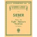 SIEBER, F. - 36 EIGHT-MEASURE VOCALISES, OP. 92 FOR SOPRANO