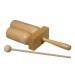 HAYMAN PA-34 TUBULAR I-MODEL - WOODBLOCK HOUT BUISVORMIG 2-TONIG + KLOPPER
