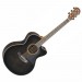 YAMAHA CPX1200 II TBL TRANSLUCENT BLACK - GITAAR WESTERN JUMBO + EQ & CA