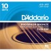 D'ADDARIO EJ16-10P LIGHT - SNAREN 012-053 PHOSPHOR BRONZE 10 SETS