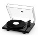 PRO-JECT DEBUT CARBON EVO HG BLACK - PLATENSPELER HOOGGLANS ZWART + 2M RED ELEMENT