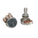 ALPHA ALPS500-A48 SPLIT SHAFT POTENTIOMETER SMALL 16MM - POTMETER 500K LOG AUDIO M7X0, 75 DRAAD