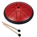 SELA SE 362 MELODY TONGUE DRUM - TONGDRUM 6" F MINOR RED