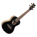 ORTEGA RUEL-MBK ELEMENT SERIES METALLIC BLACK TOP - UKELELE CONCERT + GIG BAG