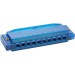 HOHNER TRANSLUCENT HARP C - MONDHARMONICA DIATONISCH BLAUW