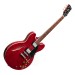 TOKAI ES78 SR - GITAAR ELEKTRISCH HOLLOW BODDY SEE-THROUGH RED