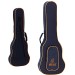 ORTEGA OUBSTD-BA BLACK/ORANGE - UKELELETAS BARITON ZWART TWEE RUGRIEMEN