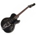 GUILD STARFIRE I JET 90 GVT BLACK SATIN - GITAAR ELEKTRISCH HOLLOW BODY 3X P90 ZWART
