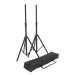 GEWA PURE SPEAKERSTANDAARDS F900640 - STANDAARD LUIDSPREKER 2X + DRAAGTAS HOOGTE 190 CM