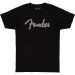 FENDER TEE 9192411406 MEDIUM - T-SHIRT BLACK SPAGHETTI WAVY CHECKER LOGO M