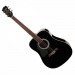 RICHWOOD RD-12L-BK - GITAAR WESTERN BLACK LINKSHANDIG