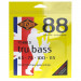 ROTOSOUND RS 88LD BLACK NYLON FLATWOUND - SNAREN BAS 065-115 LONG SCALE STANDARD GAUGE
