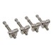 ALLPARTS BP2075001 BASS SADDLE SET OF 4 - ZADELSET GIBSON TUNE 'O MATIC BRUG + SCHROEVEN