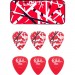 DUNLOP EVHPT02 DOOSJE MET 6 STUKS - PLECTUM EDDY VAN HALEN FRANKENSTEIN 0.60MM