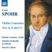 SPOHR, L. - VIOLIN CONCERTOS - cd