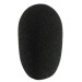 MONACOR WS-50 WINDSHIELD BLACK FOAM - WINDKAP MICROFOON 52X65 MM DIAMETER 21-26 MM ZWART