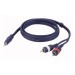 DAP FL306 - KABEL JACK 3.5 ST - 2X RCA M 6MTR