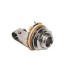 SWITCHCRAFT SC-11 2-POLIG NIKKEL - JACK CHASSIS CONNECTOR 6.3MM 276 BUS 3/8" 32 DRAAD