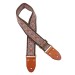 GAUCHO GST-1280-6 AUTHENTIC DELUXE SERIES BLACK/RED/ORANGE - GITAARRIEM 2" JACQUARD GEWEVEN BRONZEN GESP SUEDE