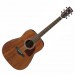 IBANEZ AW54-OPN SOLID MAHOGANY TOP - GITAAR WESTERN DREADNOUGHT OP RW