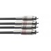 STAGG STC3C - KABEL 2X RCA - 2X RCA 3 METER