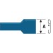 VALUELINE ST-185 BLAUW - CONNECTOR FAST 6.3MM  1.5-2.5MM