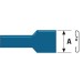 VALUELINE ST-185 BLAUW - CONNECTOR FAST 6.3MM  1.5-2.5MM