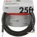 FENDER PROFESSIONAL SERIES 0990820060 - KABEL JACK 6.3 1X HAAKS 7.5M ZWART