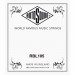 ROTOSOUND RBL105 - SNAAR BASGITAAR 105 NICKEL WOUND