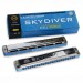 SEYDEL TREMOLO SKYDIVER STEEL D - MONDHARMONICA D 48 STAINLESS STEEL REEDS
