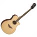 YAMAHA APX600 NATURAL - GITAAR WESTERN NATUREL EQ CUTAWAY