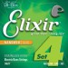 Oude verpakking ELIXIR 14677 NANOWEB MEDIUM STAINLESS STEEL - SNAREN BASGITAAR 045-105 LONG SCALE
