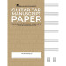 HAL LEONARD GUITAR TAB MANUSCRIPT PAPER - MUZIEKPAPIER TABLATUUR + AKKOORD
