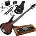 IBANEZ IJSR190 WNS WALNUT SUNBURST - BASGITAAR START SET + 10W VERSTERKER + ACCESSOIRES