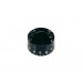 BOSTON KB-110 - KNOP LOEPMODEL TRANSPARANT ZWART