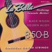 LA BELLA L-850-B CLASSIC - SNAREN NYLON NT BLACK/ GOLD oude verpakking