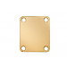BOSTON NP-64-G NECK MOUNTING PLATE GOLD - HALSPLAAT RECHTHOEK 64.2X51MM