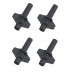 4-pack Gibraltar SC-TCWN 8mm schroefdraad kunststof vleugelmoeren