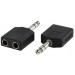 NEDIS CAGP23940BK JACK SPLITTER - ADAPTER 1X6.3M STEREO-2X6.3F STEREO