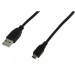 NEDIS CCGL60300BK30 - KABEL USB A - 5P MINI USB 3MTR