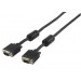 NEDIS CCGP59000BK20 - KABEL MONITOR VGA + FERRIET 2.0MTR