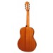 Achterkant van de SALVADOR CORTEZ CC-22-JR SOLID CEDAR TOP 3/4 MODEL - GITAAR KLASSIEK MASSIEF BOVENBLAD